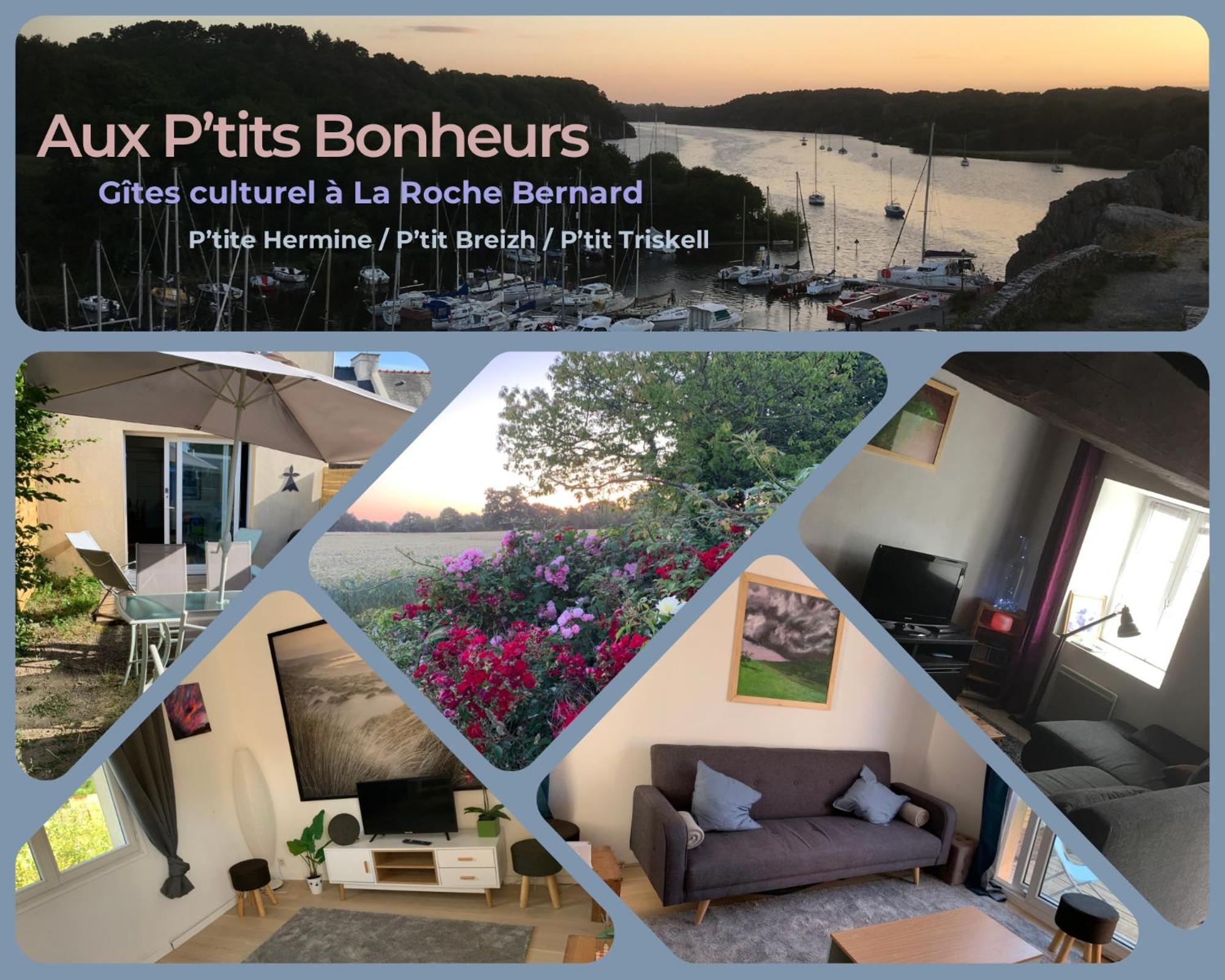 Au pt’it bonheur, Gîte culturel à la Roche Bernard Férel Eksteriør billede